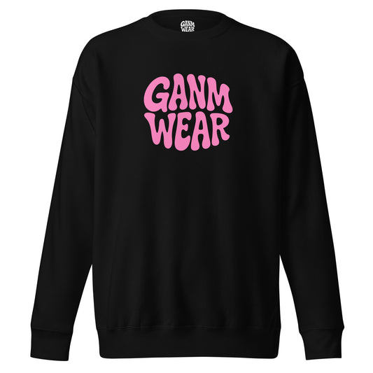 sweatshirt noir pink drip ganm wear femme